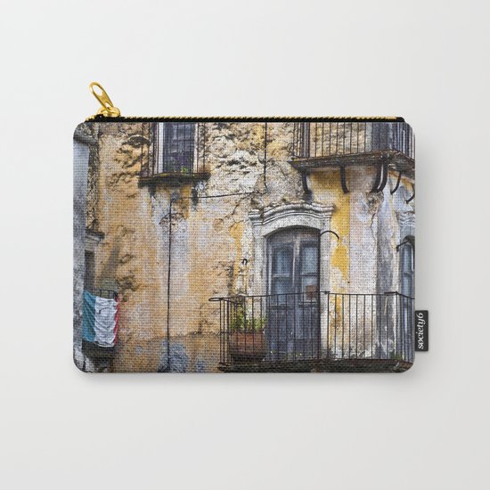 Urban Sicilian Facade Carry-All Pouch