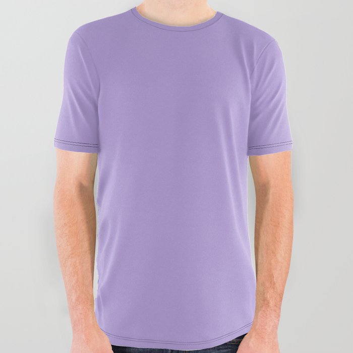 Light purple graphic tee online