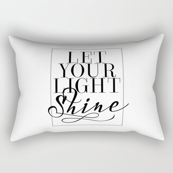 Let Your Light Shine 1 Rectangular Pillow