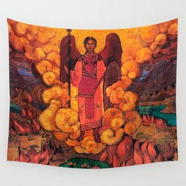 “The Last Angel” by Nicholas Roerich Wall Tapestry