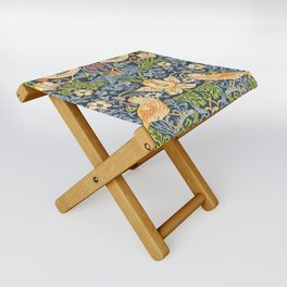 William Morris Strawberry Thief Restored Folding Stool