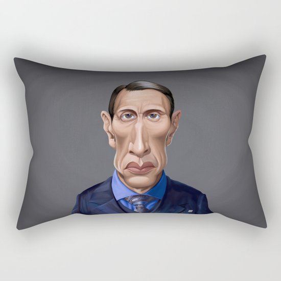 Celebrity Sunday ~ Mads Mikkelsen Rectangular Pillow