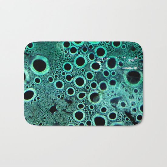 Green Condensation Bath Mat