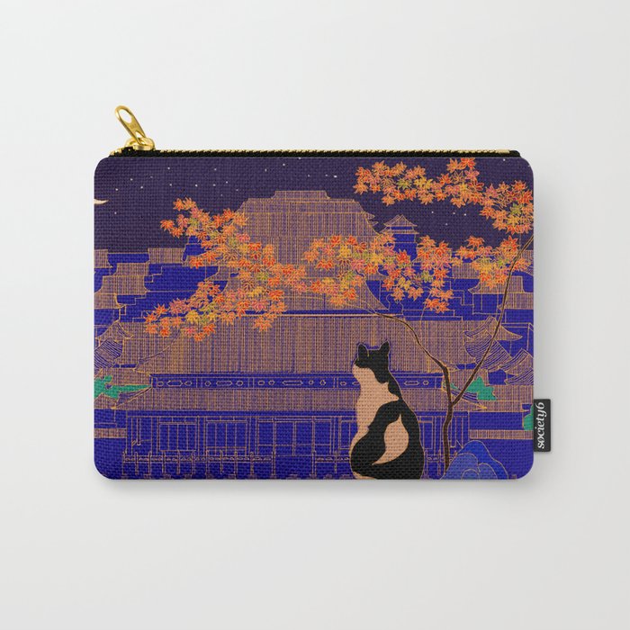 Blue Forbidden City Carry-All Pouch
