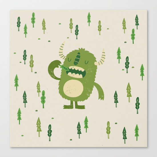 the tree muncher Canvas Print