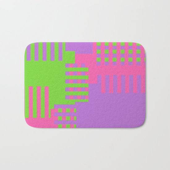 Colorful Abstract Q Bath Mat