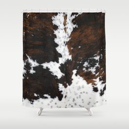 Brown Cowhide, Farmhouse decor Shower Curtain