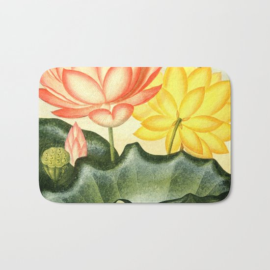 New Illustration Of The Sexual System : The Sacred Egyptian Bean Bath Mat