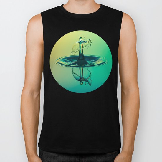 Water Drop Biker Tank