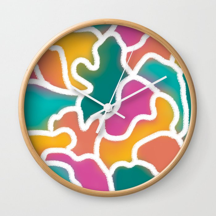 Color palette 3 Wall Clock