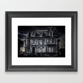 haunted house Framed Art Print