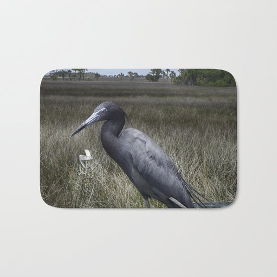Little Blue Portrait Bath Mat