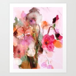 floral abstract 3 22 Art Print
