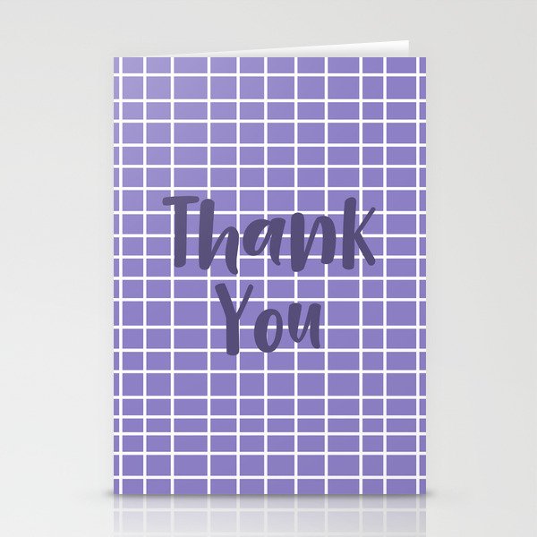 Squares of Lavender Stationery Cards