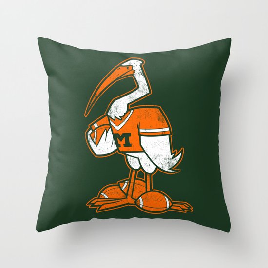 Miami Throw Pillow