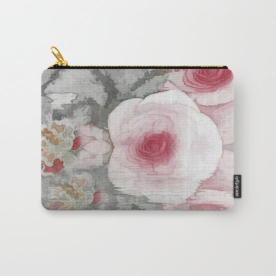 Floral Mirage Carry-All Pouch