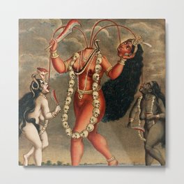 Chinnimasta Hindu Goddess of Contradiction Metal Print