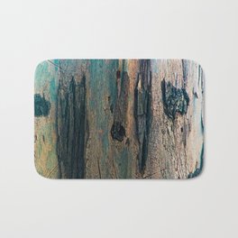 Eucalyptus Tree Bark and Wood Abstract Natural Texture 61 Bath Mat