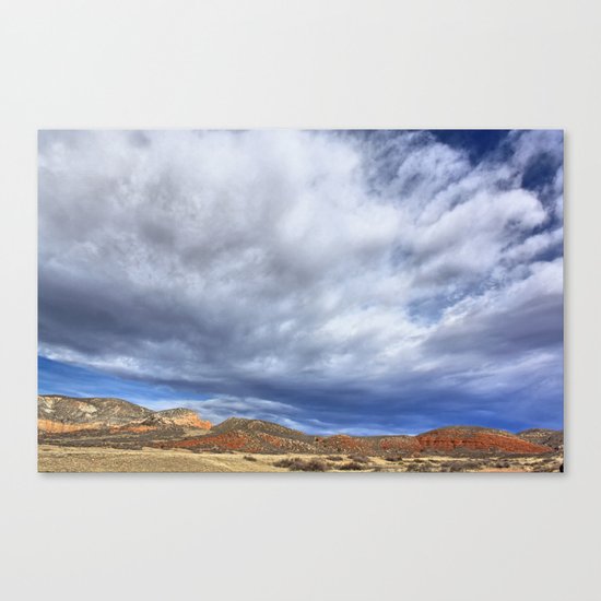 Red Mountain Open Space Canvas Print