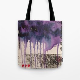 Purple Rain, original artwork by Stacey Brown Tote Bag