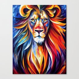 African Lion Canvas Print