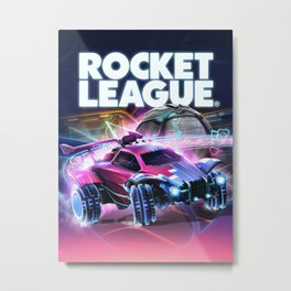 Rocket League Metal Print