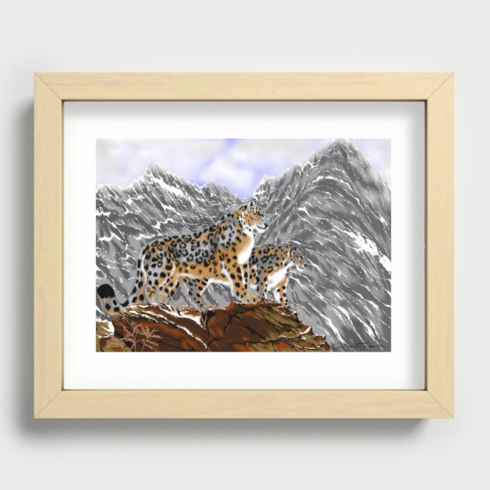 Earthwatch Recessed Framed Print