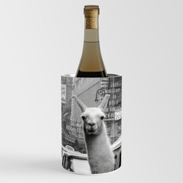 Llama Riding In Taxi Wine Chiller