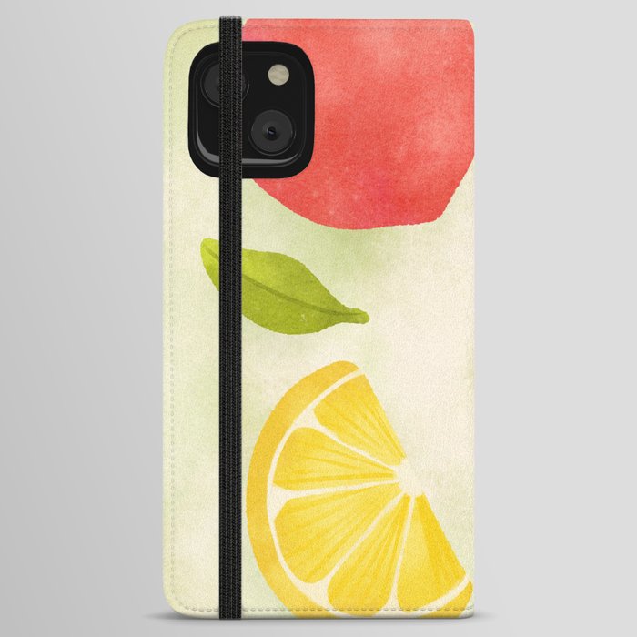 Citrus Fresh Fruits iPhone Wallet Case