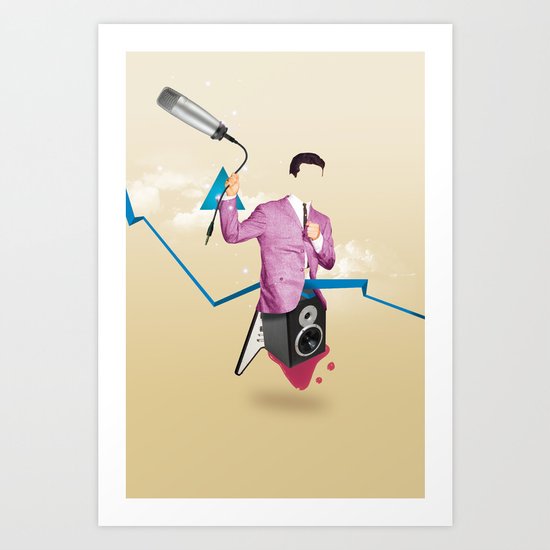 ILOVEMUSIC #5 Art Print