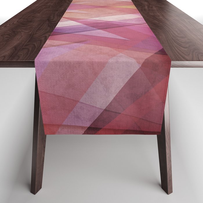 Abstract painting color texture 21 Table Runner