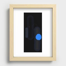 space one Recessed Framed Print