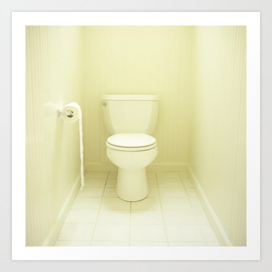 "Toilet" Art Print