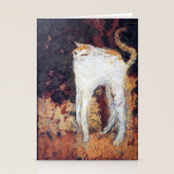 Le Cat Pierre Bonnard (18671947) The White Cat 1894 Stationery Cards by Art Classics And Le Cat Pierre Bonnard (18671947) The White Cat 1894 Stationery Cards by Art Classics And