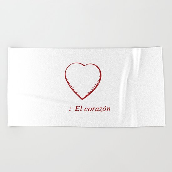 El Corazon Beach Towel