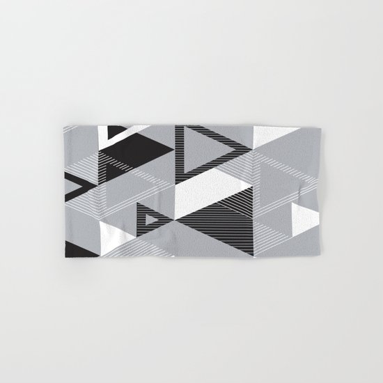 Silver Transparency Hand & Bath Towel