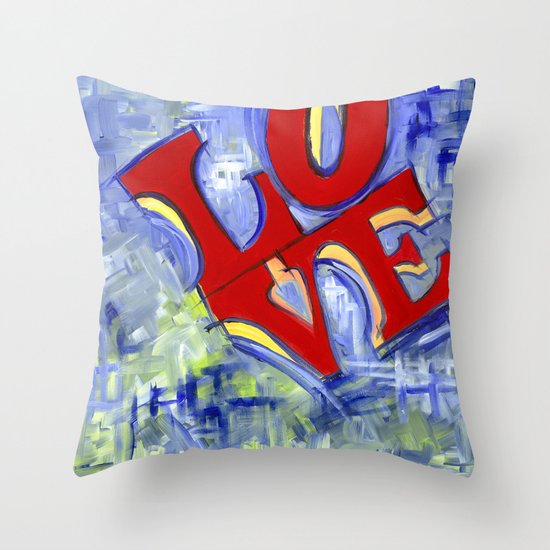 LOVE Throw Pillow