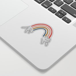 Rainbow Cat 1 Sticker
