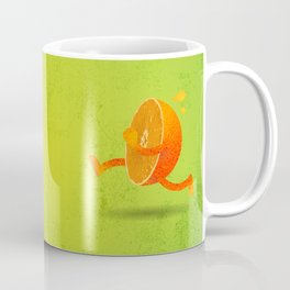 Half Orange (Left) Coffee Mug