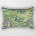 Long Grass with Butterflies by Vincent van Gogh Throw Pillow by Palazzo Art Gallery Society6