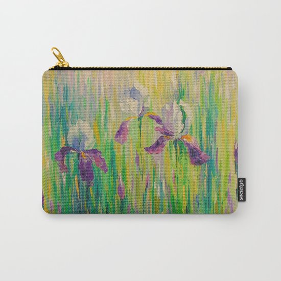 Morning with irises Carry-All Pouch