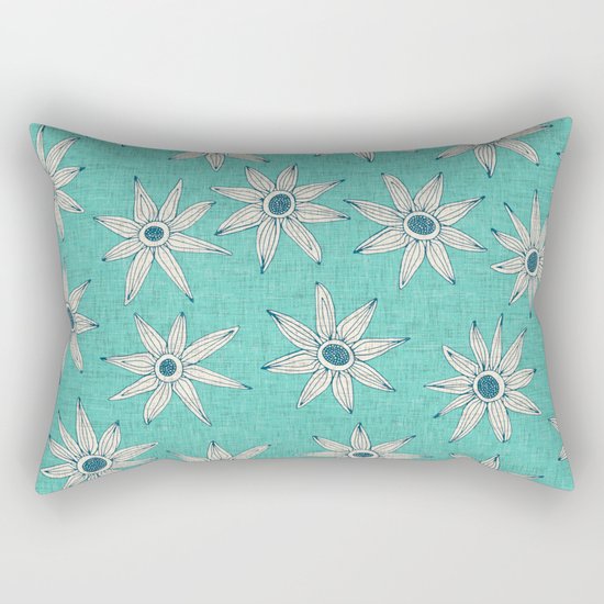 sema mint blue Rectangular Pillow