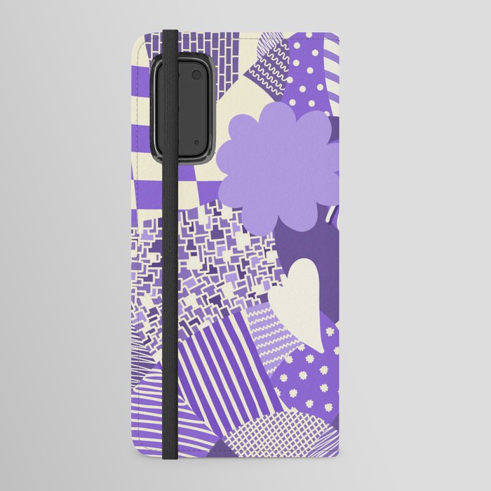 Geometric pattern collage 5 Android Wallet Case