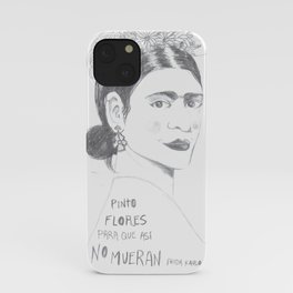 Frida - flower - Kahlo iPhone Case