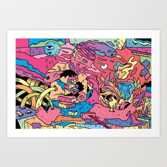 Still Playing Art Print