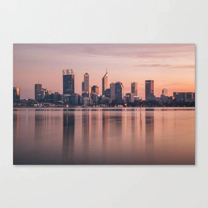 Perth City Sunrise Canvas Print