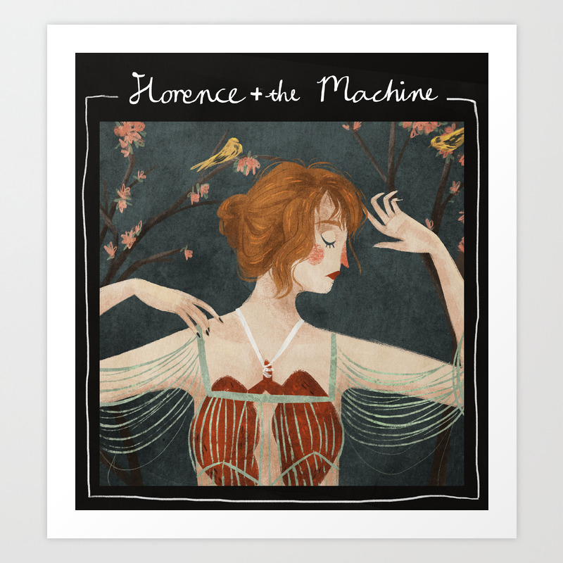 Florence The Machine Art Print By Taryndraws Society6