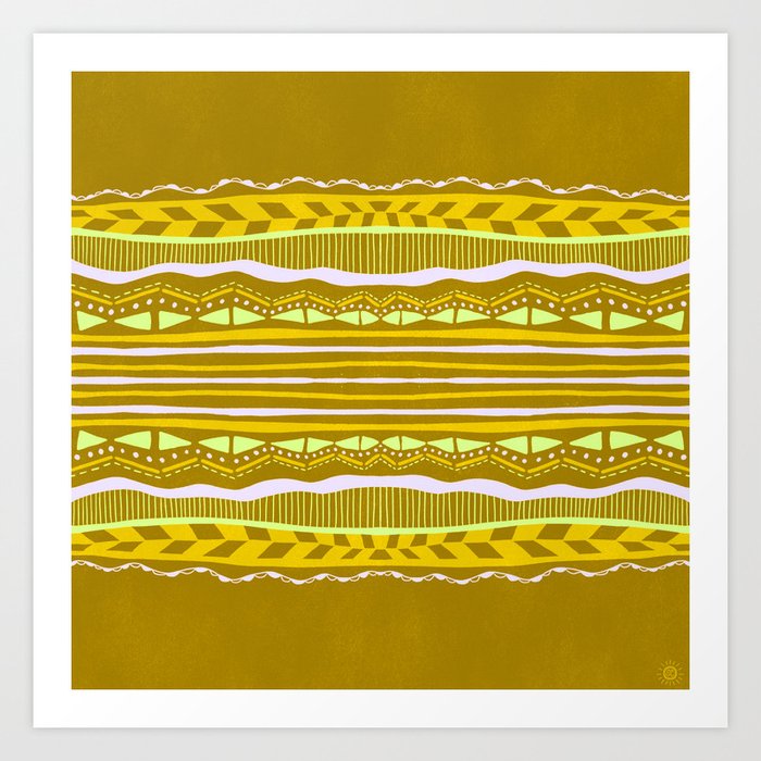 Sonora, southwest pattern Art Print