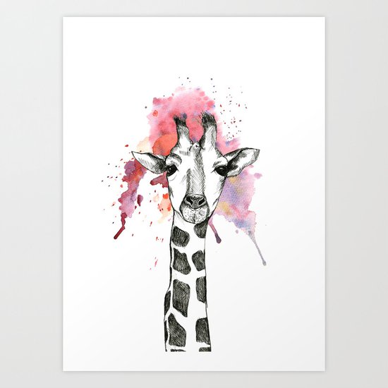 Giraffe Art Print