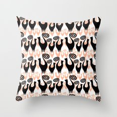 Snooty Layers Throw Pillow